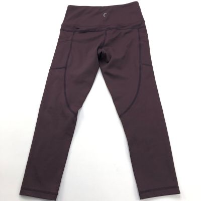 Zyia Active XS (Fits 23W 21L) Athleisure Pockets Legging Pants Maroon Red